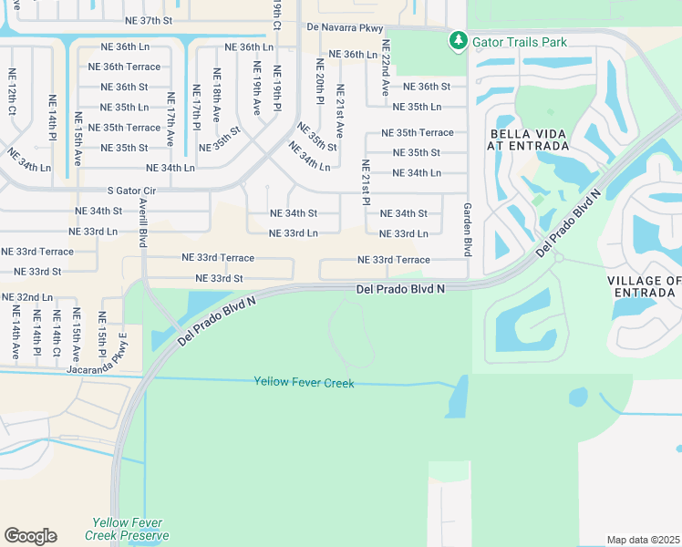 map of restaurants, bars, coffee shops, grocery stores, and more near 2101 Northeast 33rd Street in Cape Coral