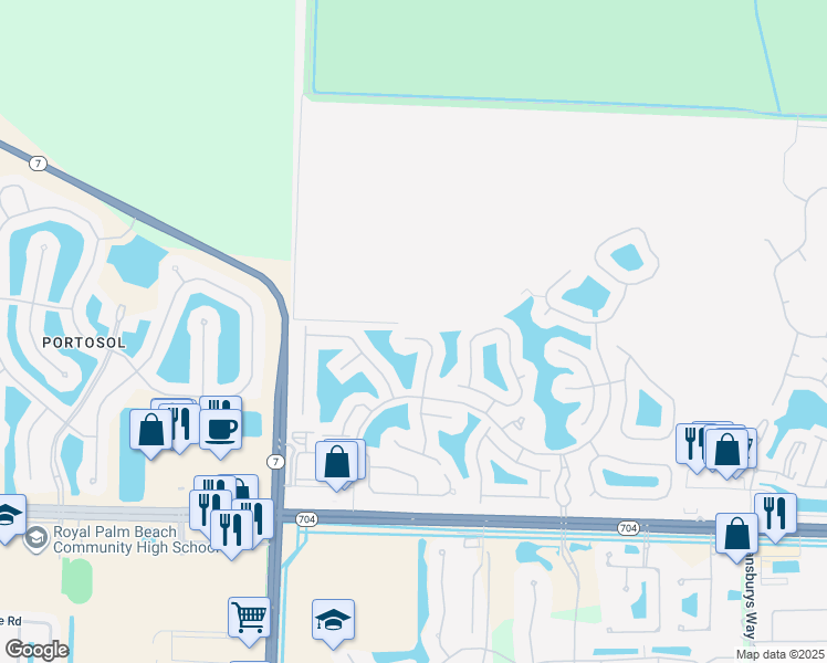 map of restaurants, bars, coffee shops, grocery stores, and more near 2485 Sailfish Cove Drive in West Palm Beach