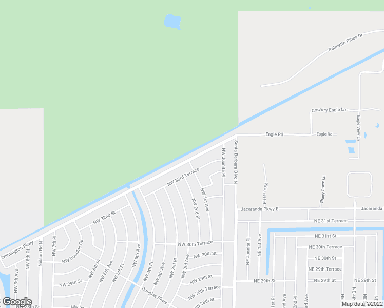 map of restaurants, bars, coffee shops, grocery stores, and more near 65 Wilmington Parkway in Cape Coral