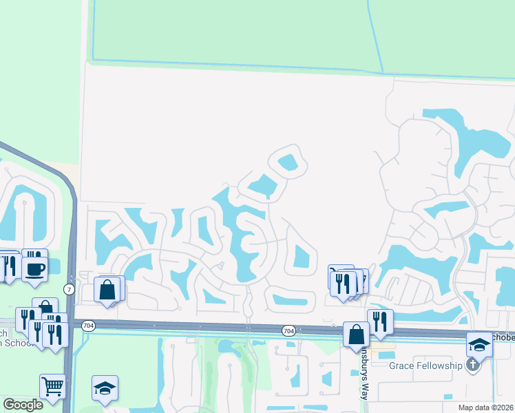 map of restaurants, bars, coffee shops, grocery stores, and more near 9239 Clipper Circle in West Palm Beach