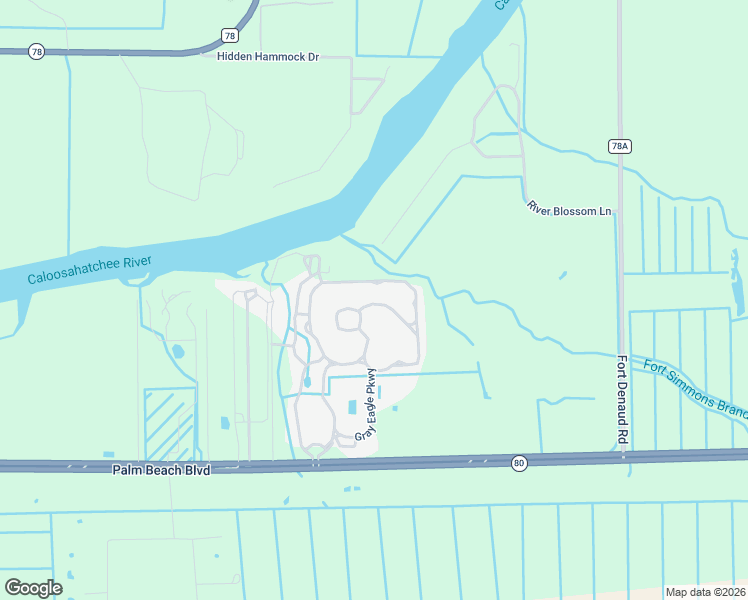 map of restaurants, bars, coffee shops, grocery stores, and more near 3068 Belle of Myers Road in LaBelle