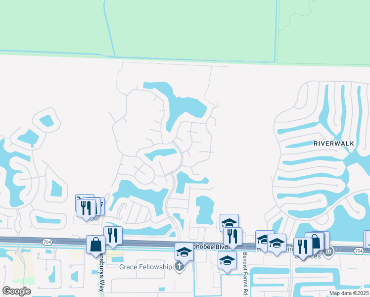 map of restaurants, bars, coffee shops, grocery stores, and more near 2681 Pyes Harbour in West Palm Beach