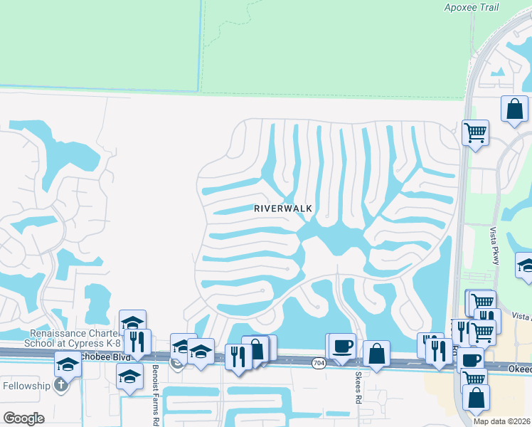 map of restaurants, bars, coffee shops, grocery stores, and more near 7675 Pine Island Way in West Palm Beach