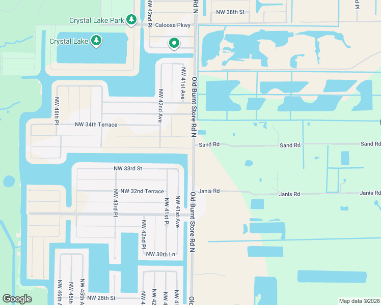 map of restaurants, bars, coffee shops, grocery stores, and more near 4010 Northwest 33rd Lane in Cape Coral