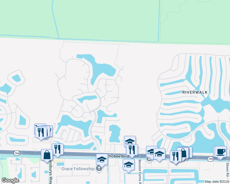 map of restaurants, bars, coffee shops, grocery stores, and more near 8394 Nicholls Point in West Palm Beach