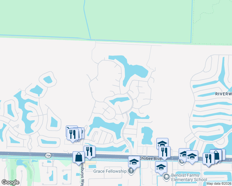 map of restaurants, bars, coffee shops, grocery stores, and more near 8611 Gold Cay in West Palm Beach