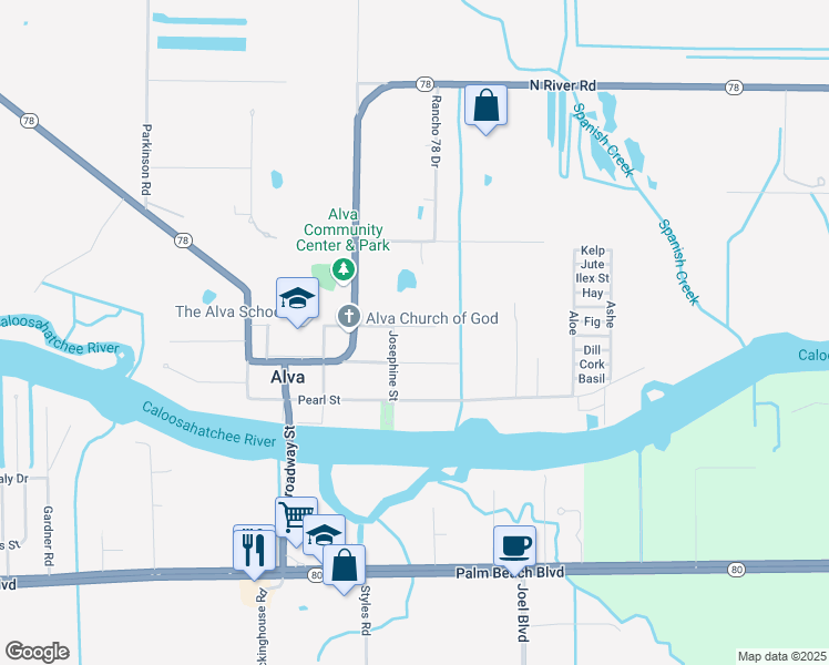 21620 Park Street, Alva FL Walk Score