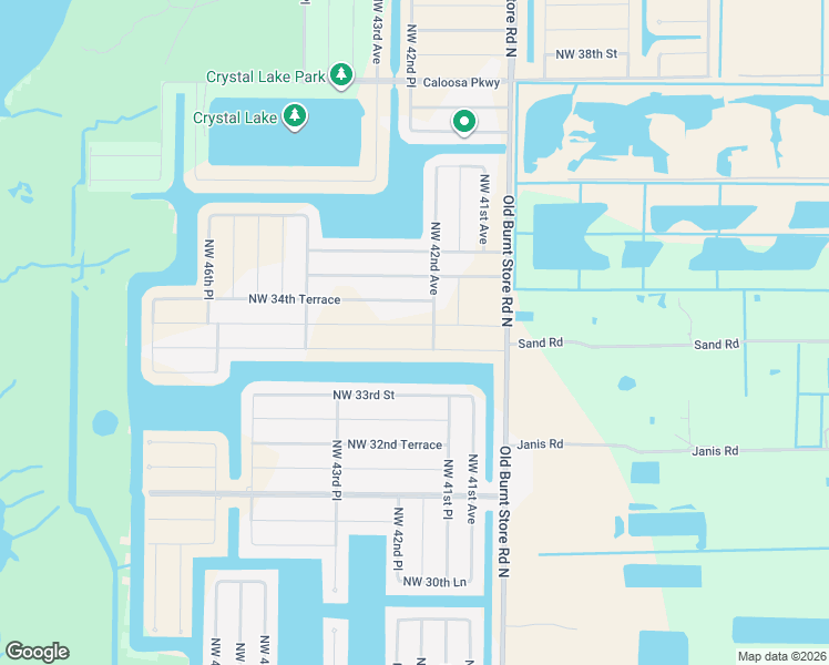 map of restaurants, bars, coffee shops, grocery stores, and more near 4209 Northwest 34th Street in Cape Coral