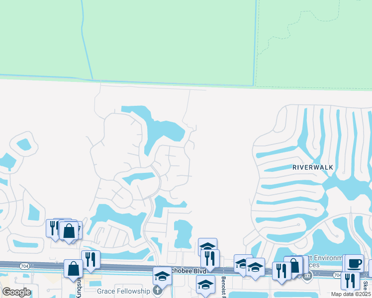 map of restaurants, bars, coffee shops, grocery stores, and more near 2572 Sandy Cay in West Palm Beach
