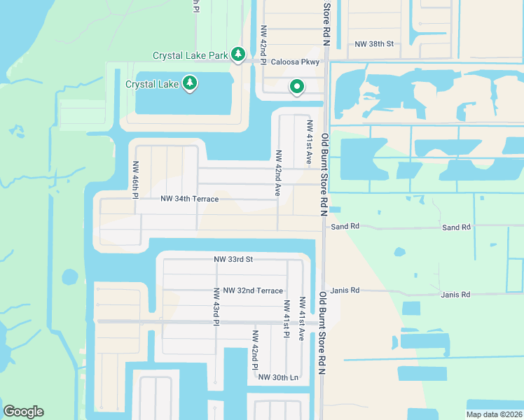map of restaurants, bars, coffee shops, grocery stores, and more near 4209 Northwest 34th Street in Cape Coral
