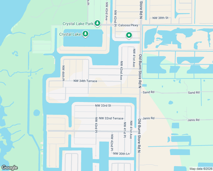 map of restaurants, bars, coffee shops, grocery stores, and more near 4233 Northwest 34th Street in Cape Coral
