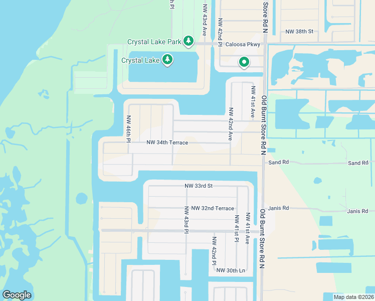 map of restaurants, bars, coffee shops, grocery stores, and more near 4317 Northwest 34th Street in Cape Coral