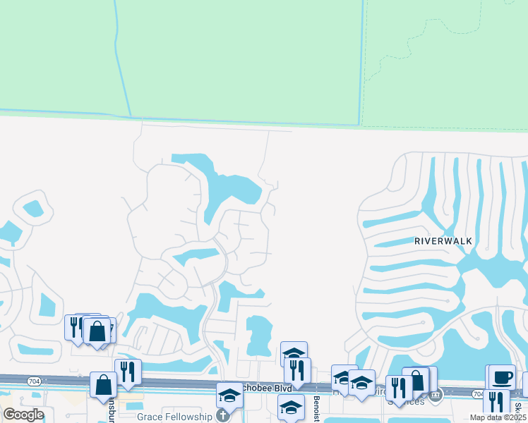 map of restaurants, bars, coffee shops, grocery stores, and more near 2572 Sandy Cay in West Palm Beach