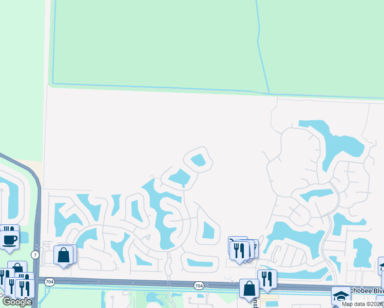 map of restaurants, bars, coffee shops, grocery stores, and more near 2707 Clipper Circle in West Palm Beach