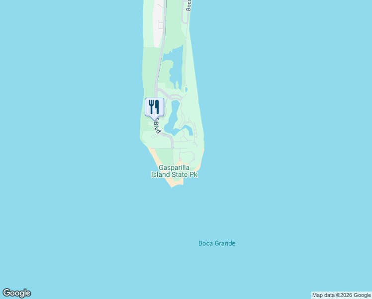 map of restaurants, bars, coffee shops, grocery stores, and more near 882 Belcher Road in Boca Grande