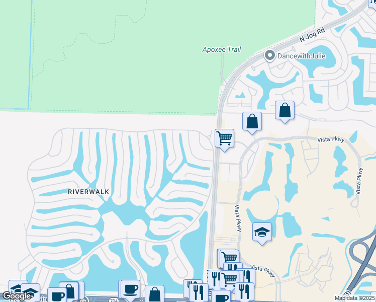 map of restaurants, bars, coffee shops, grocery stores, and more near 7140 Grassy Bay Dr in West Palm Beach
