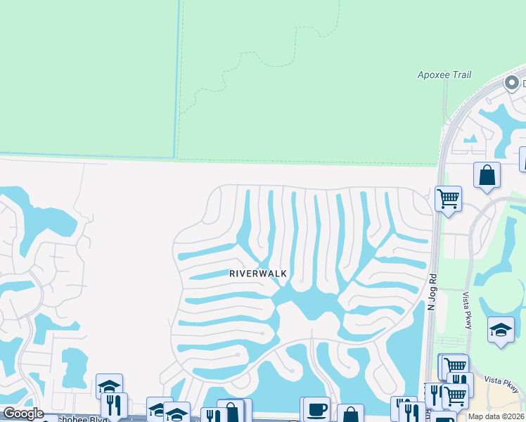 map of restaurants, bars, coffee shops, grocery stores, and more near 2753 Livingston Lane in West Palm Beach