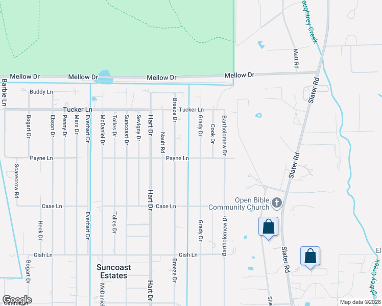 map of restaurants, bars, coffee shops, grocery stores, and more near 8316 Grady Drive in North Fort Myers