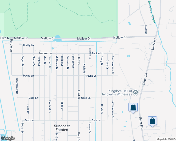 map of restaurants, bars, coffee shops, grocery stores, and more near 8326 Breeze Drive in North Fort Myers