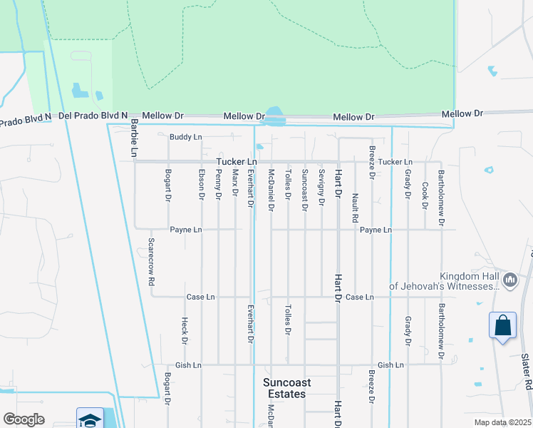 map of restaurants, bars, coffee shops, grocery stores, and more near 8326 McDaniel Dr in North Fort Myers