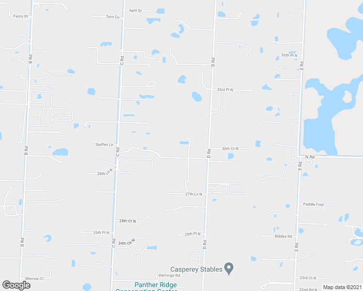 map of restaurants, bars, coffee shops, grocery stores, and more near 3057 D Road in Loxahatchee