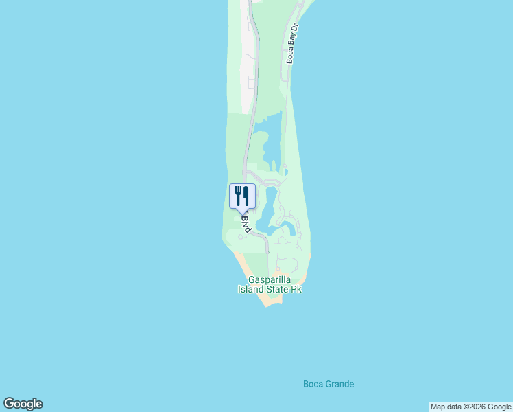 map of restaurants, bars, coffee shops, grocery stores, and more near 782 Beach View Drive in Boca Grande