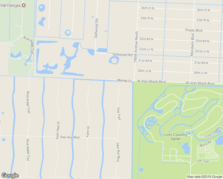 map of restaurants, bars, coffee shops, grocery stores, and more near 2915 Doe Trail in Loxahatchee