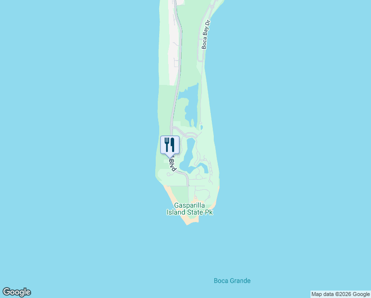 map of restaurants, bars, coffee shops, grocery stores, and more near 773 Beach View Drive in Boca Grande