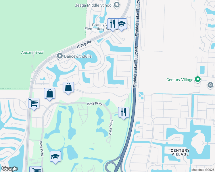map of restaurants, bars, coffee shops, grocery stores, and more near 6287 Hammock Park Road in West Palm Beach