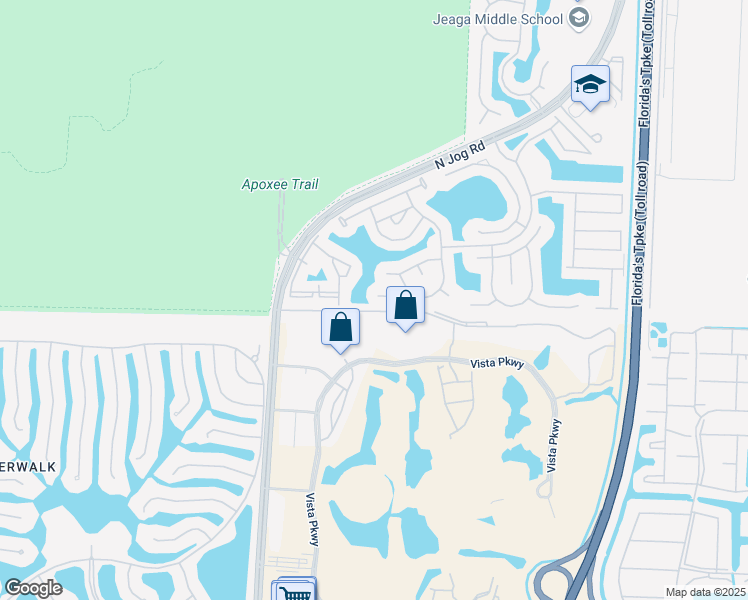 map of restaurants, bars, coffee shops, grocery stores, and more near 6716 Hannah Cove in West Palm Beach