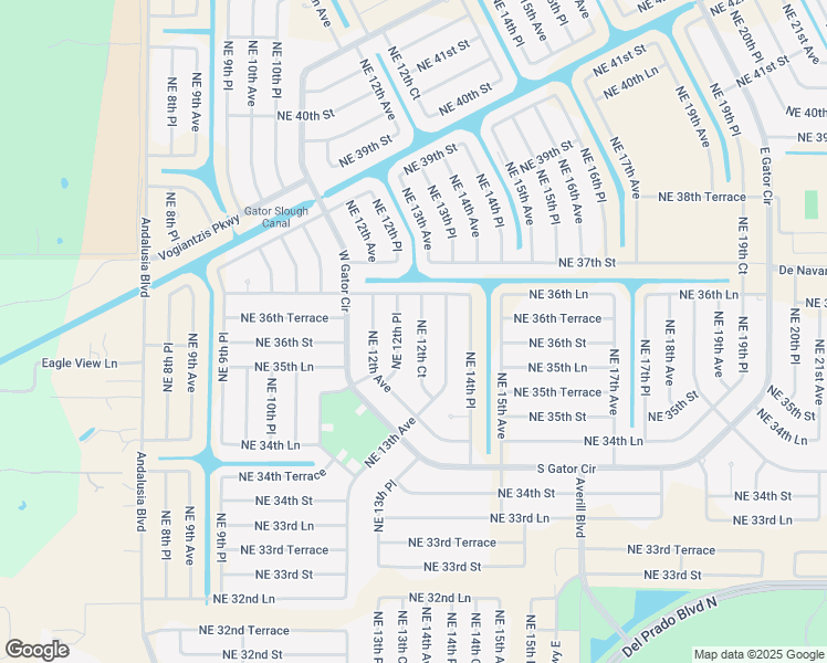 map of restaurants, bars, coffee shops, grocery stores, and more near 3606 Northeast 12th Court in Cape Coral