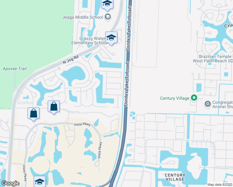 map of restaurants, bars, coffee shops, grocery stores, and more near 6115 Reynolds Street in Royal Palm Beach
