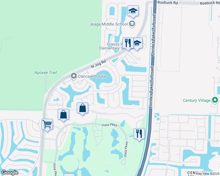map of restaurants, bars, coffee shops, grocery stores, and more near 3187 Turtle Cove in West Palm Beach