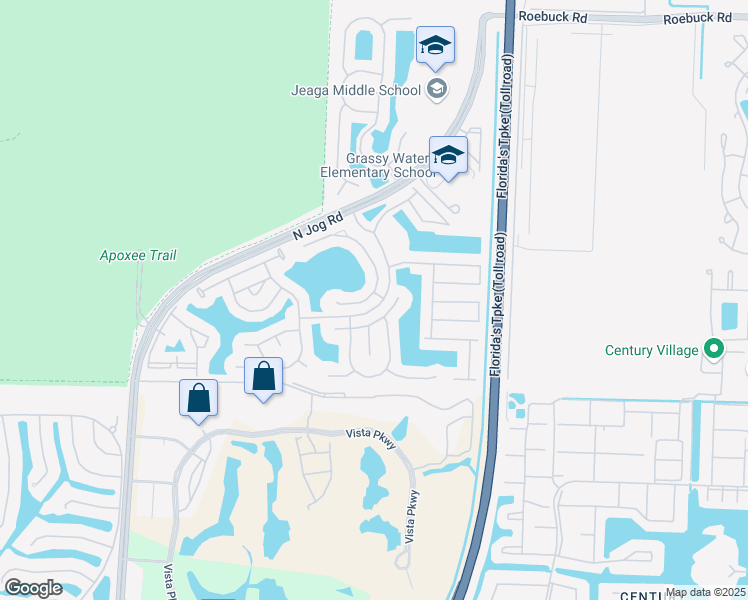 map of restaurants, bars, coffee shops, grocery stores, and more near 6303 Paradise Cove in West Palm Beach