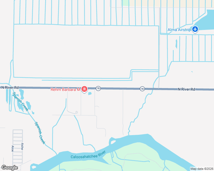 map of restaurants, bars, coffee shops, grocery stores, and more near 22841 North River Road in Alva