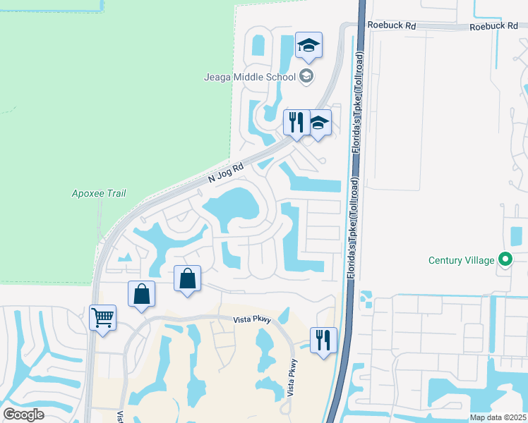 map of restaurants, bars, coffee shops, grocery stores, and more near 3236 Turtle Cove in West Palm Beach