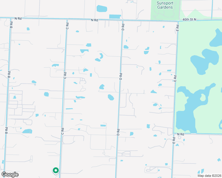 map of restaurants, bars, coffee shops, grocery stores, and more near 3525 D Road in Loxahatchee
