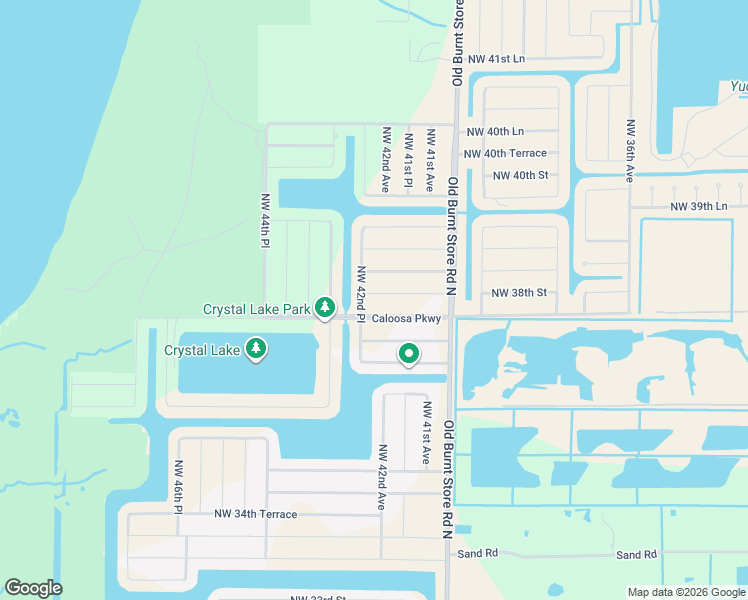 map of restaurants, bars, coffee shops, grocery stores, and more near 4210 Northwest 38th Terrace in Cape Coral