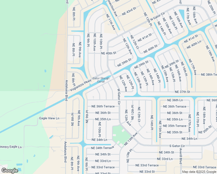 map of restaurants, bars, coffee shops, grocery stores, and more near 3712 Northeast 11th Place in Cape Coral