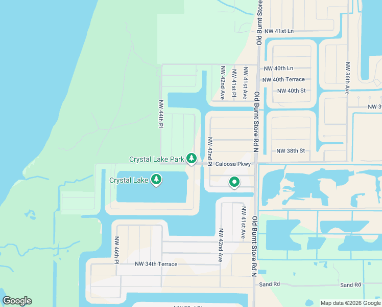 map of restaurants, bars, coffee shops, grocery stores, and more near 3730 Northwest 43rd Avenue in Cape Coral