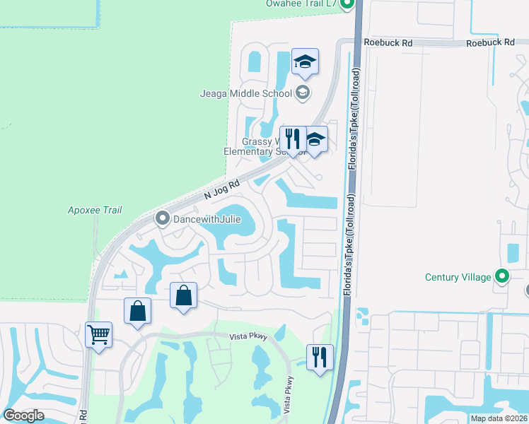 map of restaurants, bars, coffee shops, grocery stores, and more near 3257 Turtle Cove in West Palm Beach