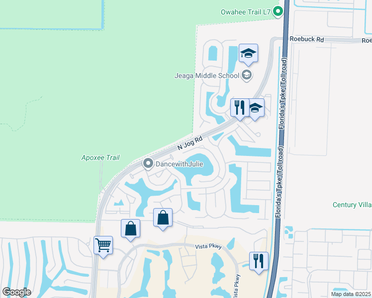 map of restaurants, bars, coffee shops, grocery stores, and more near 3369 Turtle Cove in West Palm Beach