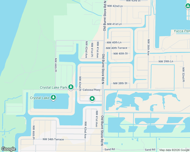 map of restaurants, bars, coffee shops, grocery stores, and more near 4008 Northwest 38th Terrace in Cape Coral