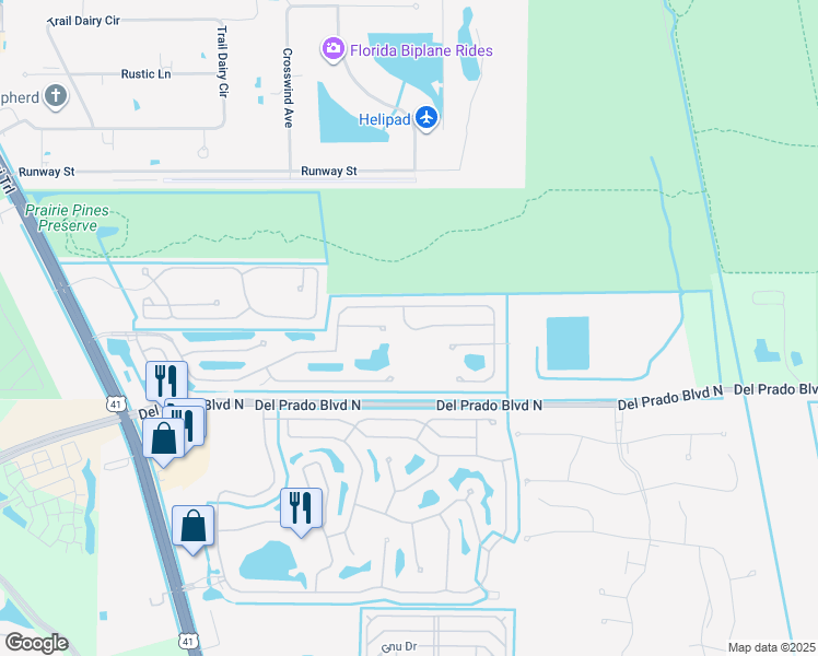map of restaurants, bars, coffee shops, grocery stores, and more near 3778 Cypress Run Road in North Fort Myers