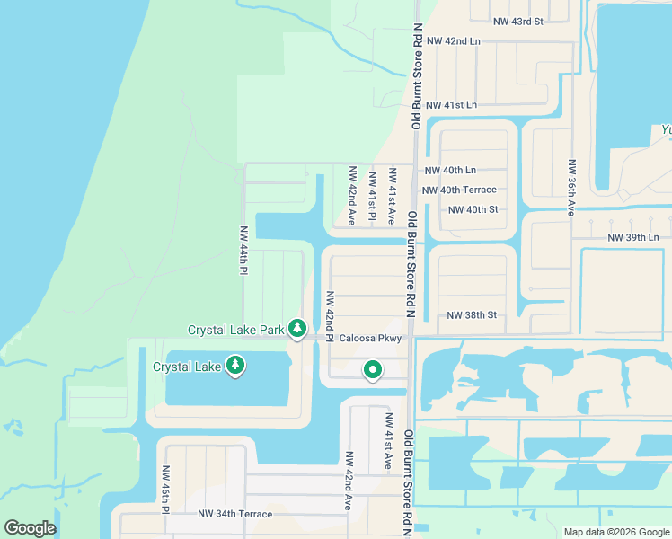 map of restaurants, bars, coffee shops, grocery stores, and more near 4213 Northwest 38th Terrace in Cape Coral