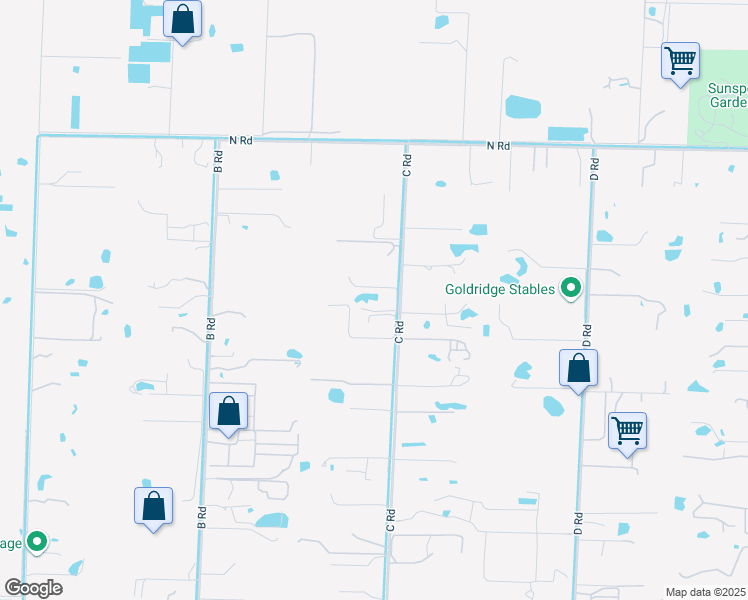 map of restaurants, bars, coffee shops, grocery stores, and more near 3571 C Road in Loxahatchee