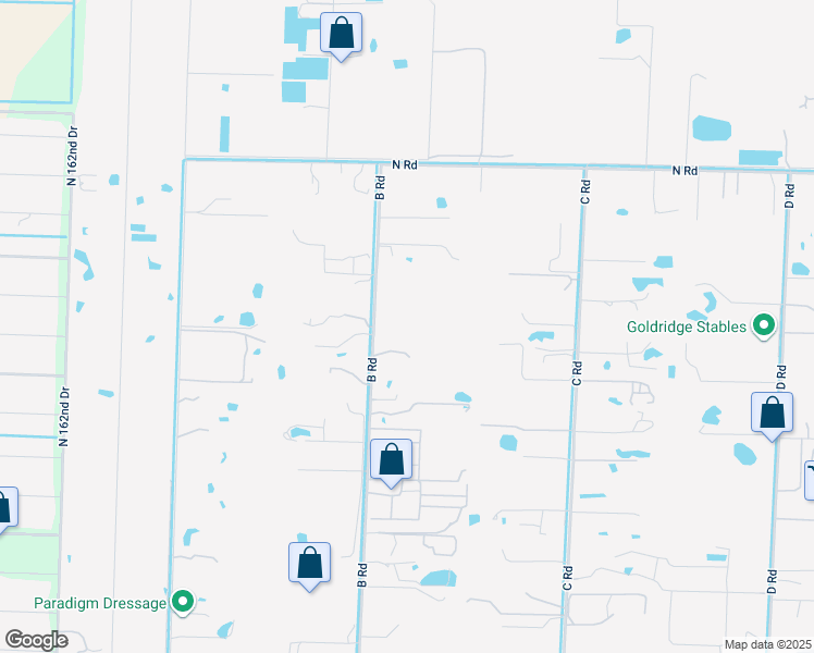 map of restaurants, bars, coffee shops, grocery stores, and more near 3570 B Road in Loxahatchee