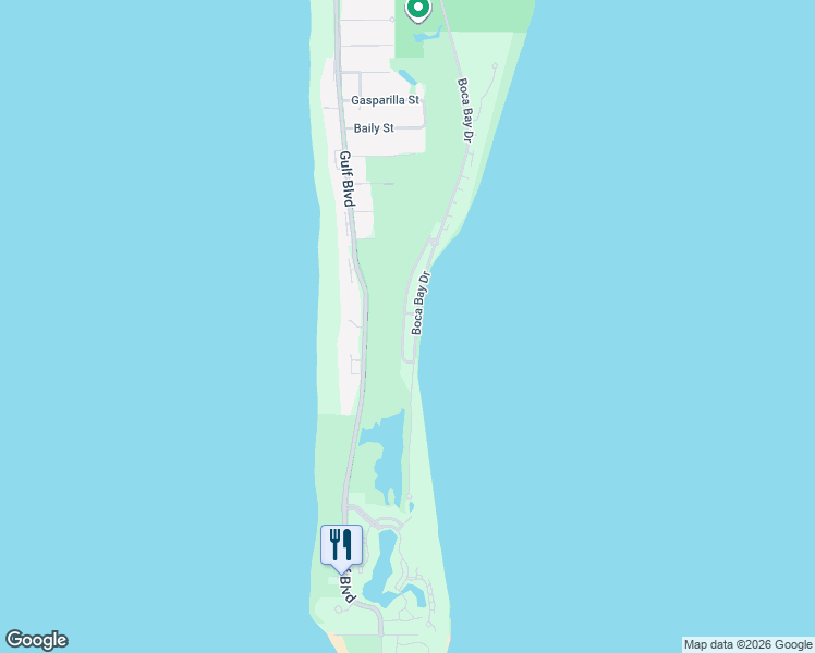 map of restaurants, bars, coffee shops, grocery stores, and more near 569 Buttonwood Bay Drive in Boca Grande
