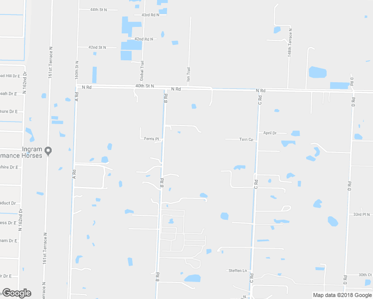 map of restaurants, bars, coffee shops, grocery stores, and more near 3700 B Road in Loxahatchee