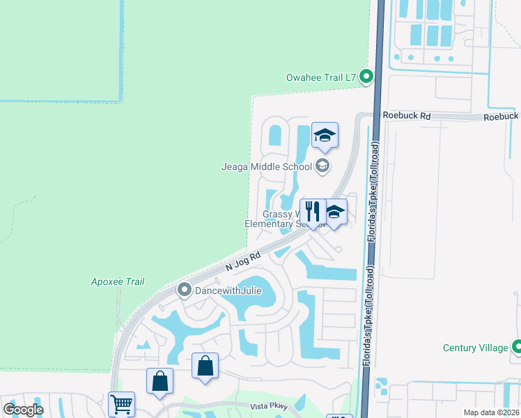 map of restaurants, bars, coffee shops, grocery stores, and more near 3648 Turtle Island Court in West Palm Beach